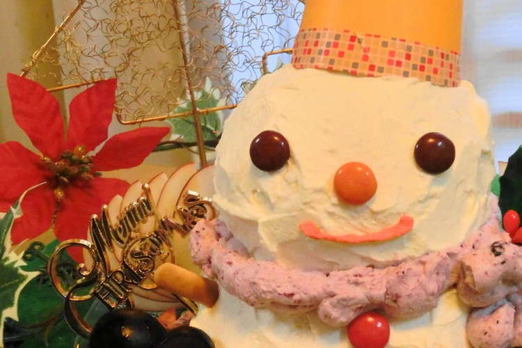 クリスマスに 簡単雪だるまケーキ レシピ 作り方 By メルちゃんlove クックパッド 簡単おいしいみんなのレシピが355万品