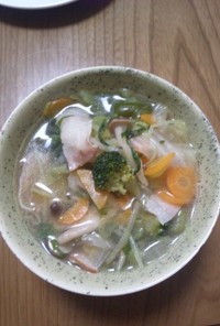 ホカホカ温野菜スープ