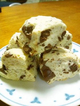 どっさりチョコのスコーン。