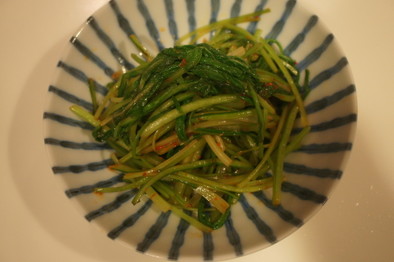 簡単おつまみ☆壬生菜のナムルの写真