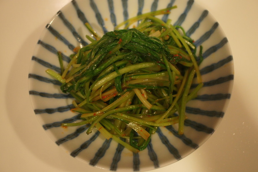 簡単おつまみ☆壬生菜のナムルの画像