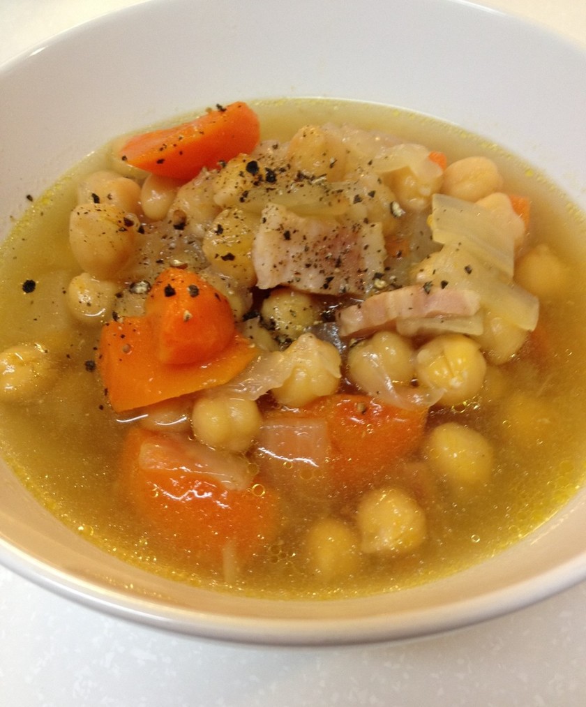 ひよこ豆のスープのレシピ