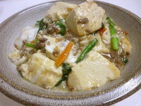 *合挽き肉と豆腐のとろっとろ煮*