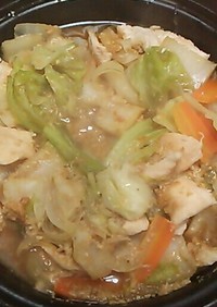 タジン*鶏肉と野菜の味噌蒸し