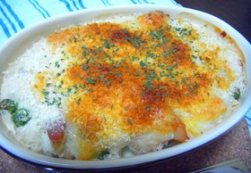 胃にやさしい☆山芋チキンクリームドリア