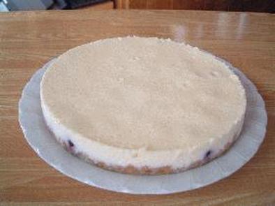ホワイトベイクドチーズケーキの写真