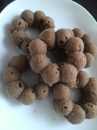 ココア焼きドーナツの写真