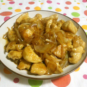 ささみと玉ねぎの蒸し炒め