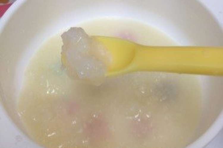離乳食初期 梨と豆乳のパン粥 レシピ 作り方 By ぷじょる ママ クックパッド 簡単おいしいみんなのレシピが360万品