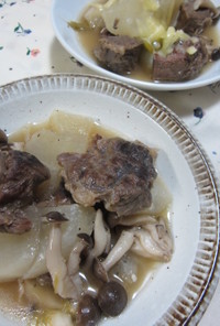 牛すね肉と大根の中華煮込みスープ