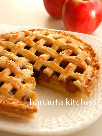 キャラメルリンゴのアップルパイの写真