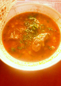 アルジェリアのスープ：ショルバ・ルージュ