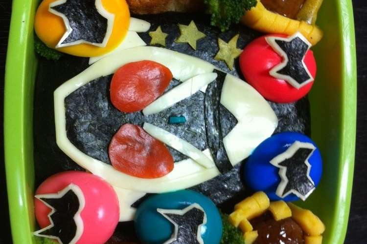 キャラ弁 仮面ライダーフォーゼ レシピ 作り方 By トモトモ クックパッド 簡単おいしいみんなのレシピが351万品