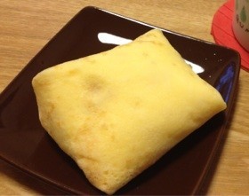 コストコのバニラ豆乳でモチモチクレープ♡