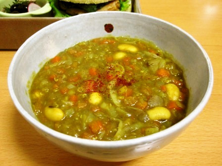 野菜たっぷり♪食べる豆カレーの画像