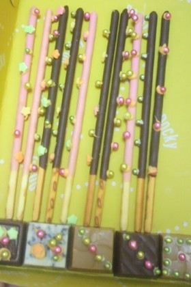 バレンタイン★デコポッキー&チロルチョコ