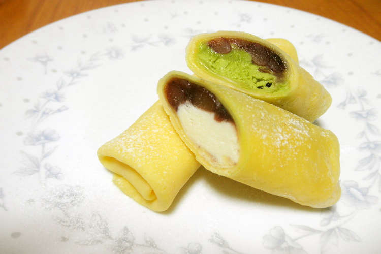 パクッと 小倉クレープアイス レシピ 作り方 By Ancooooo クックパッド 簡単おいしいみんなのレシピが355万品