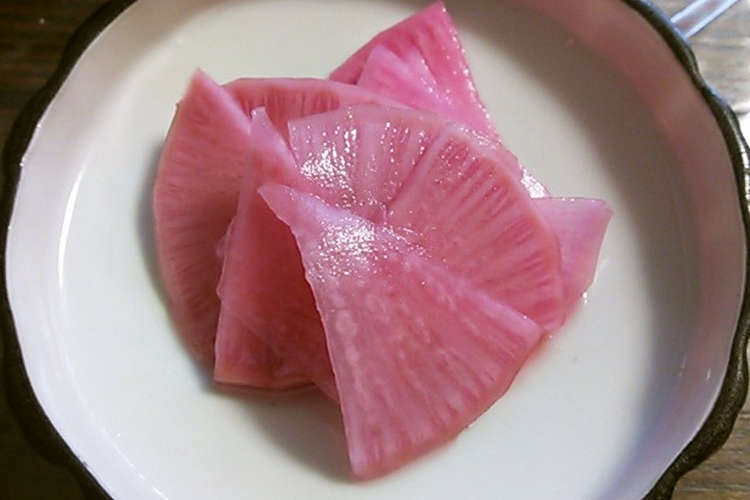 時短 市販のすし酢で紫大根の甘酢漬け レシピ 作り方 By チェブきち クックパッド