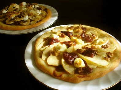 ☆あずきとナッツのフルーツピザ☆の写真