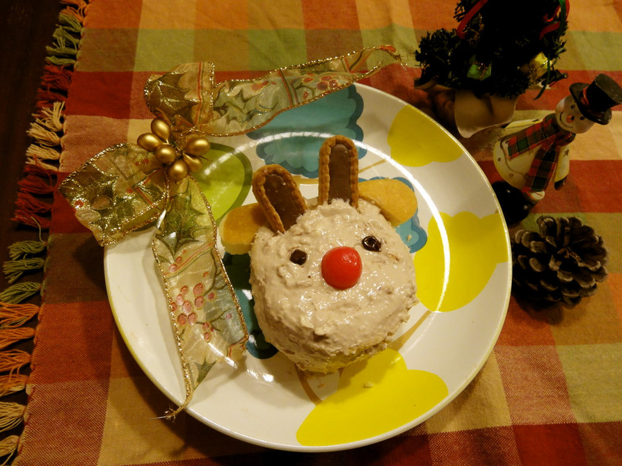 クリスマス　ふんわりメレンゲロールケーキの画像