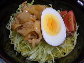 「サッポロ一番 麺の力」で 油そば
