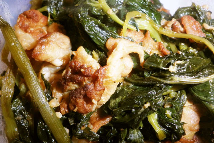 香り豊か あしたばと豚肉の醤油麹炒め レシピ 作り方 By くまめし クックパッド 簡単おいしいみんなのレシピが352万品