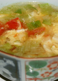 余った豆腐で簡単中華スープ