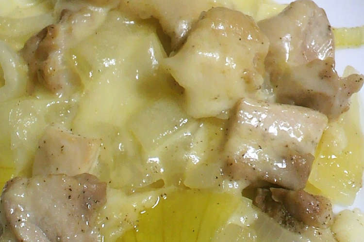 鶏肉と玉ねぎのチーズ酒蒸し レシピ 作り方 By ぴらこ クックパッド 簡単おいしいみんなのレシピが360万品
