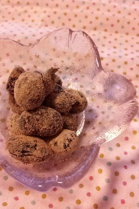 甘じょっぱいきな粉豆~黒豆茶の出がらしで