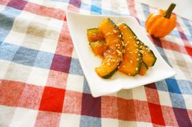 かぼちゃの甘辛焼き〜お弁当にも