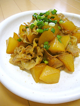 ご飯が進む!豚バラ肉と大根☆簡単♪照り煮