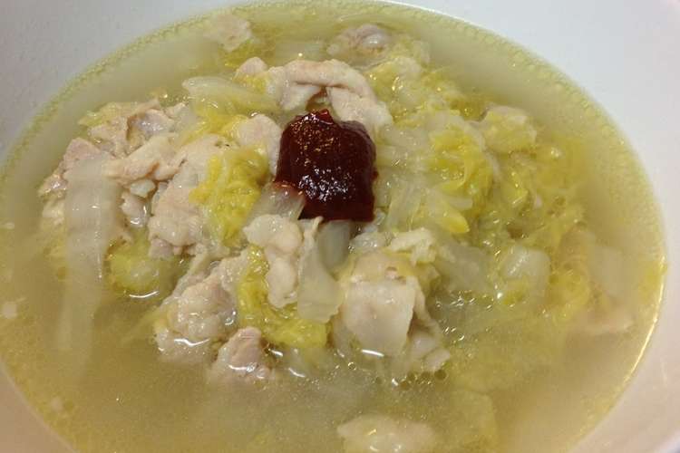 昆布茶で白菜たっぷりスープ レシピ 作り方 By たくゆうれん クックパッド