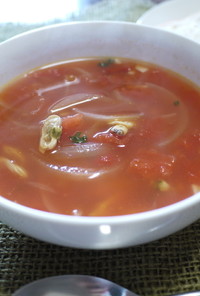 ボンゴレロッソスープ
