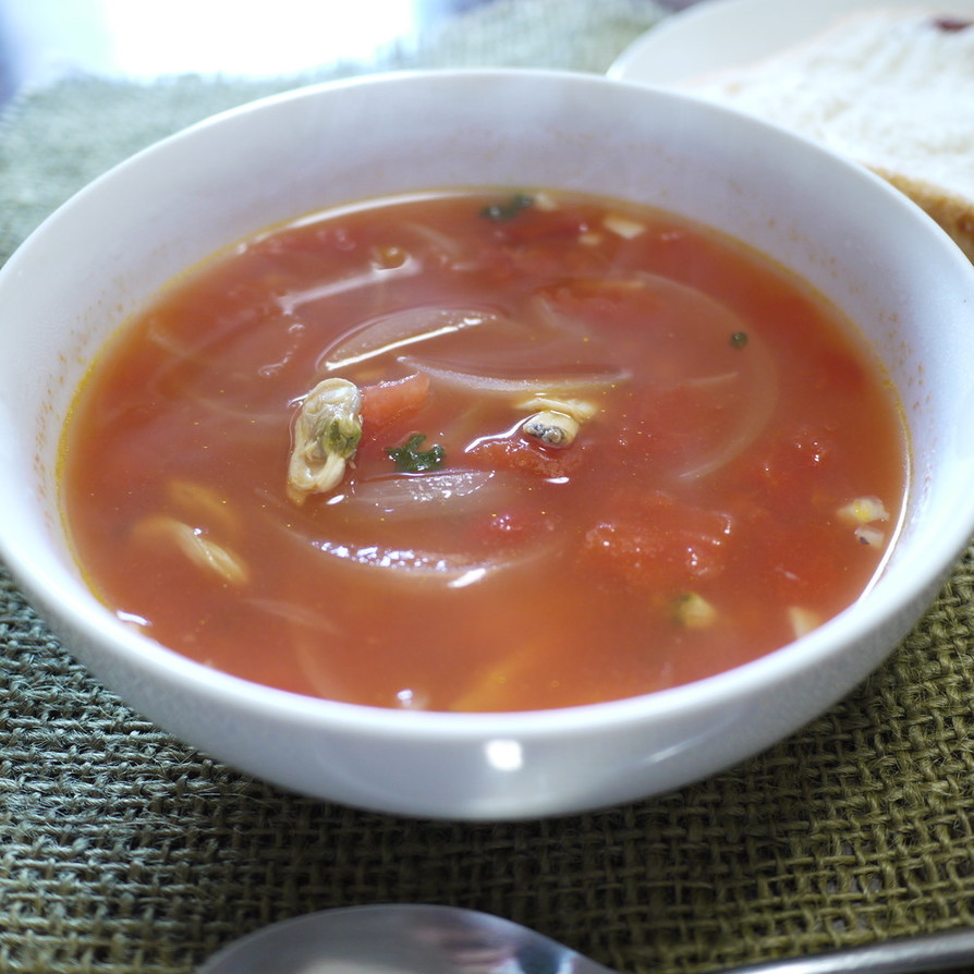 ボンゴレロッソスープの画像