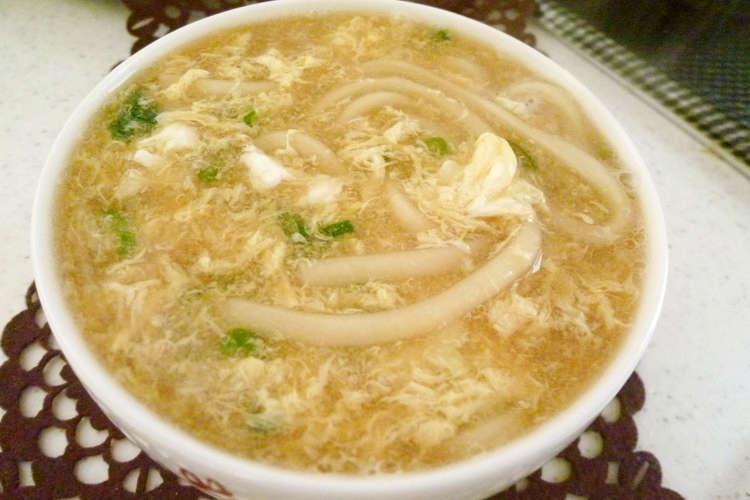 あったか卵あんかけうどん レシピ 作り方 By ひーたかなかなママ クックパッド 簡単おいしいみんなのレシピが352万品