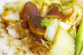 鍋に入れ損ねた野菜で★ズボラ丼