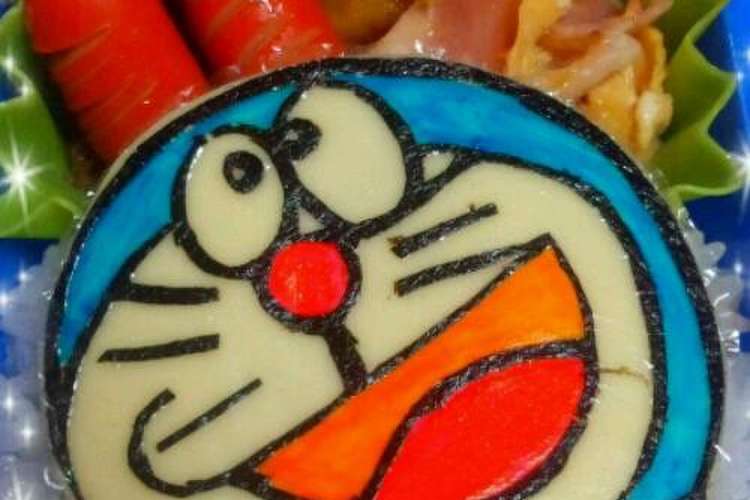 キャラ弁チーズ が可愛く変身 ドラえもん レシピ 作り方 By Cocokant クックパッド 簡単おいしいみんなのレシピが357万品
