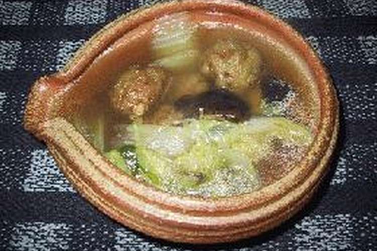 獅子頭の中華風スープ レシピ 作り方 By Onihei クックパッド 簡単おいしいみんなのレシピが363万品
