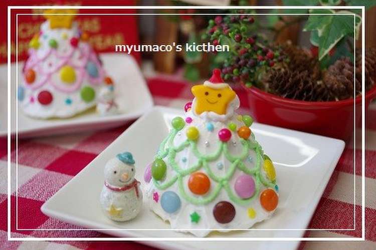 立体 ホワイトミニツリーケーキ レシピ 作り方 By みゅまこ クックパッド 簡単おいしいみんなのレシピが349万品