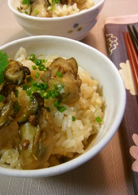 中華風・牡蠣のしぐれ煮炊き込みご飯