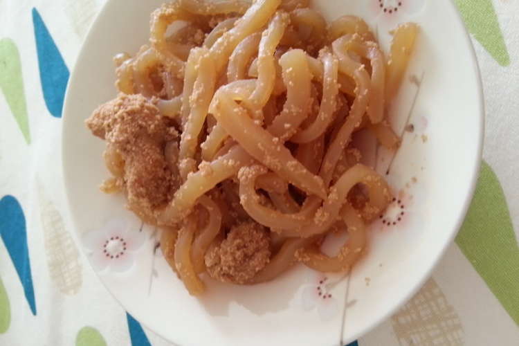 生助子とこんにゃくの煮物 レシピ 作り方 By そう嵐ママ クックパッド 簡単おいしいみんなのレシピが361万品