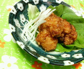 しっかり味がついてる☆ジューシィーサクサク鶏唐揚げ