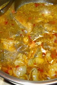 サトウキビを使った魚の煮物−四川風