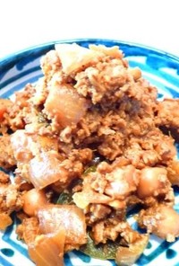 ヒヨコ豆の味噌チリコンカン