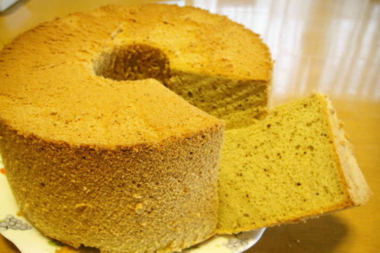 紅茶シフォンケーキ レシピ 作り方 By 夜桜月 クックパッド 簡単おいしいみんなのレシピが349万品