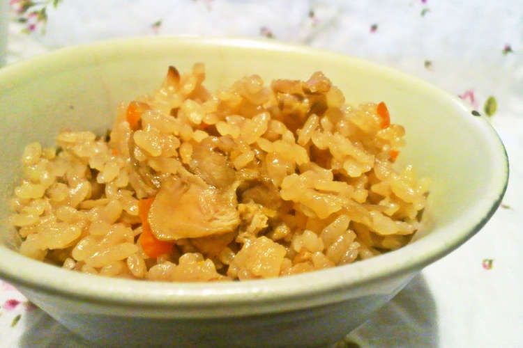 たまんない 炊き込みごはん レシピ 作り方 By 野の花咲いた クックパッド 簡単おいしいみんなのレシピが376万品