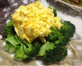 簡単＊【レンジ】ブロッコリーと卵サラダの画像