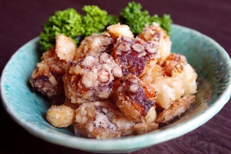 たこのから揚げ にんにく醤油味 レシピ 作り方 By あいわい さん クックパッド 簡単おいしいみんなのレシピが359万品