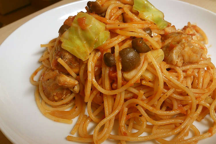 鶏モモ肉とトマトの具だくさんパスタ レシピ 作り方 By ぷくちゃん クックパッド 簡単おいしいみんなのレシピが354万品
