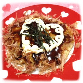 節約♥ヘルシー♥豆腐ともやしのお好み焼き